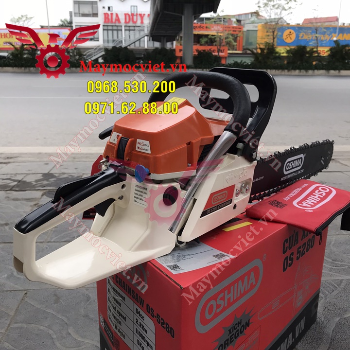 Tổng kho bán máy cưa xích chạy xăng pha nhớt giá rẻ