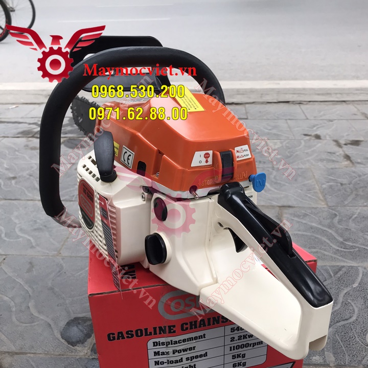 Tổng kho bán máy cưa xích chạy xăng pha nhớt giá rẻ