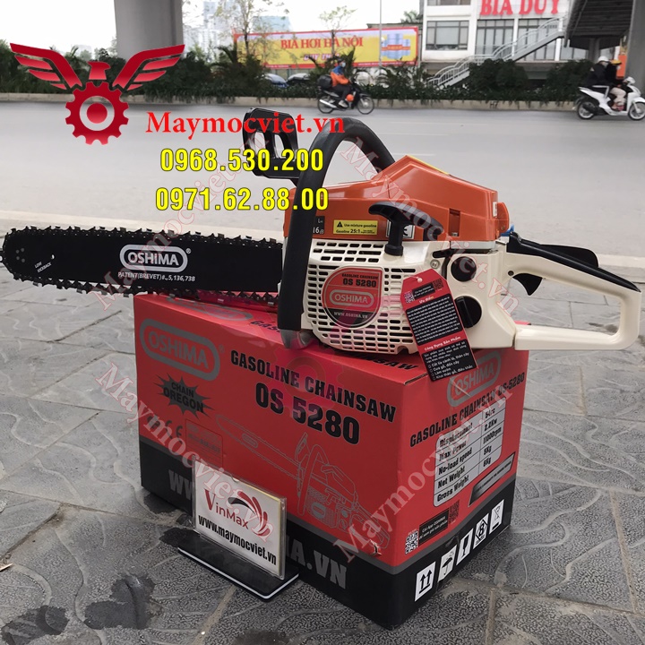 Tổng kho bán máy cưa xích chạy xăng pha nhớt giá rẻ