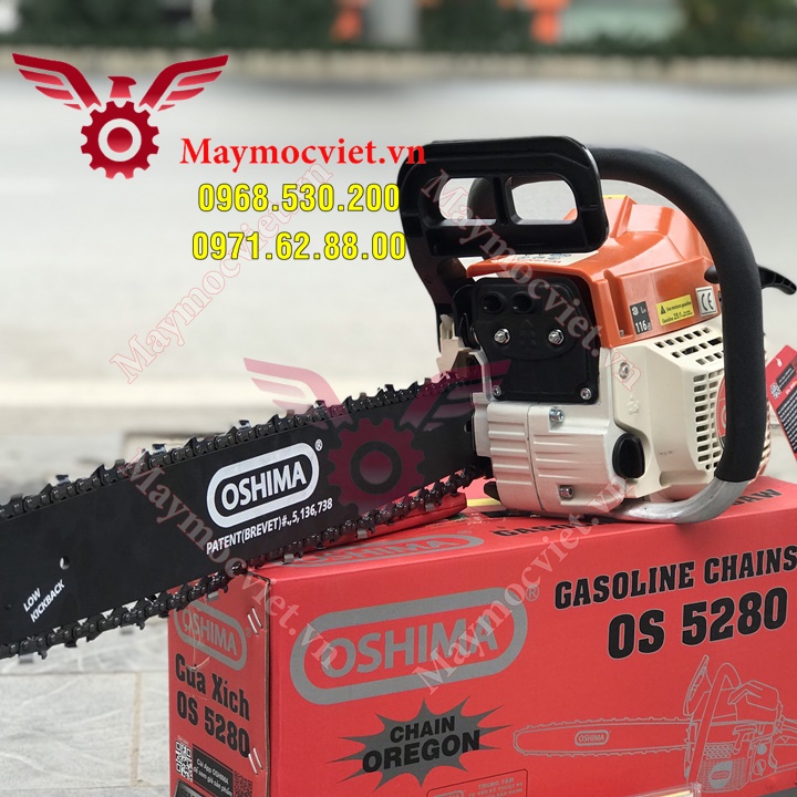 Tổng kho bán máy cưa xích chạy xăng pha nhớt giá rẻ