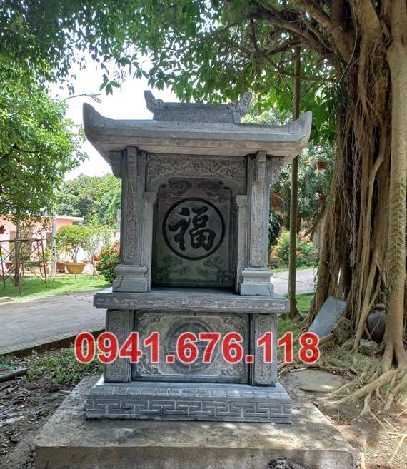 Mẫu khóm thờ tủ thờ bằng đá đẹp bán tại tây ninh an giang am miếu