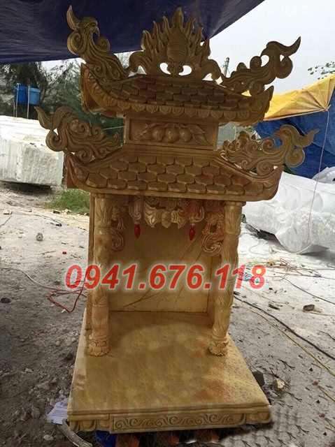 Mẫu khóm thờ tủ thờ bằng đá đẹp bán tại khánh hoà phú yên am miếu