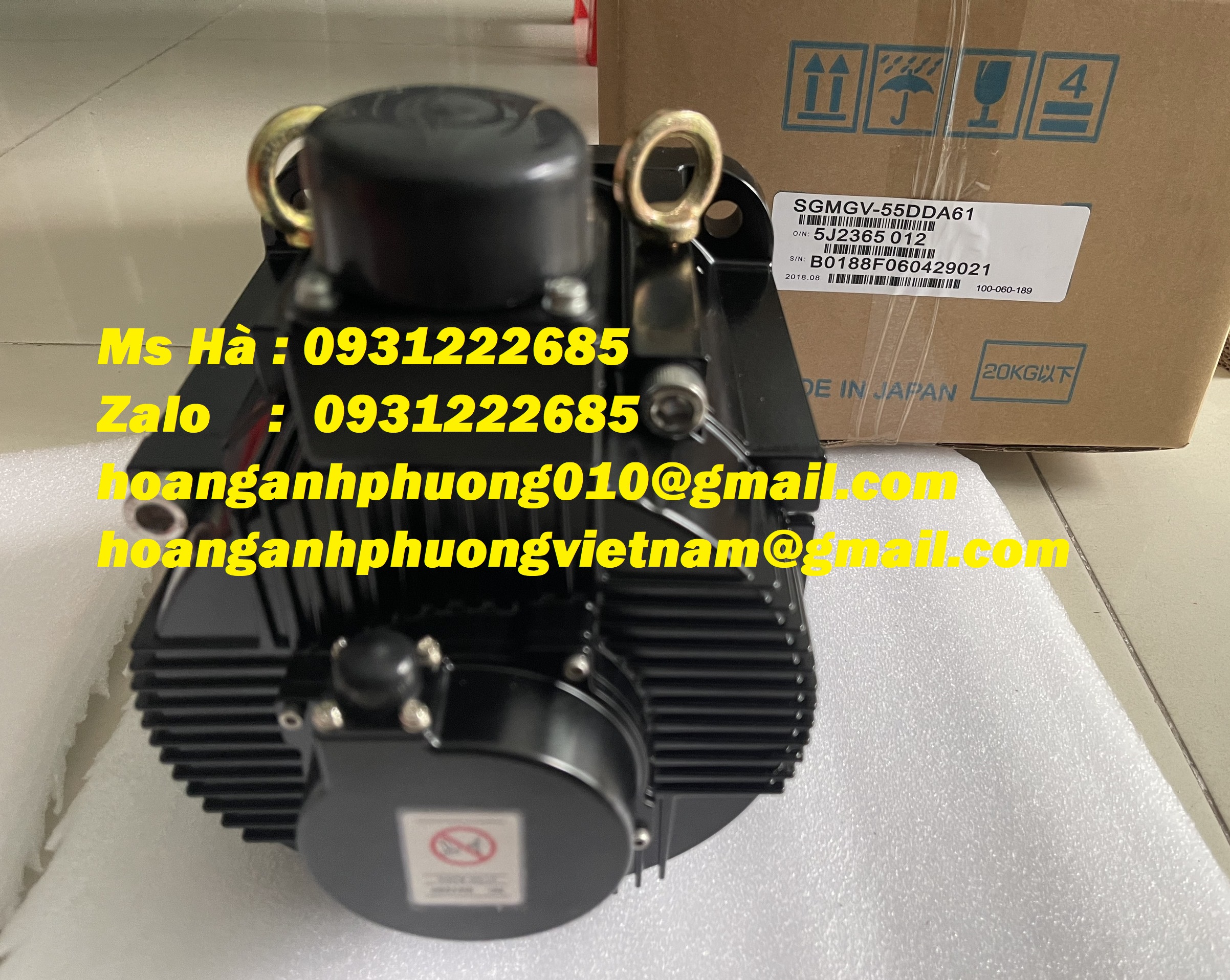 SGMGV-55DDA61, yaskawa, động cơ chính hãng, mới 100%