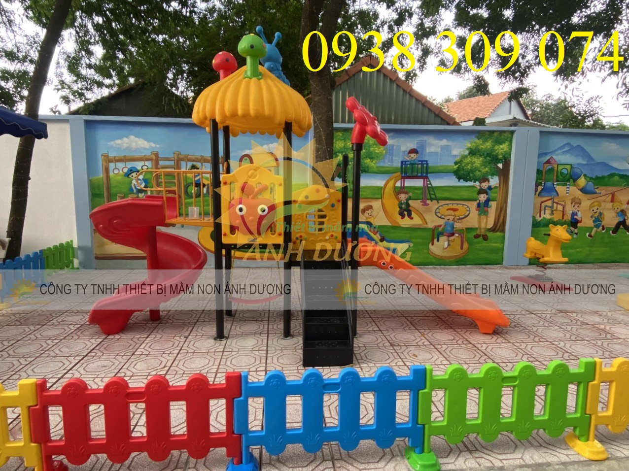 Cầu trượt liên hoàn nhập khẩu cao cấp AD0824
