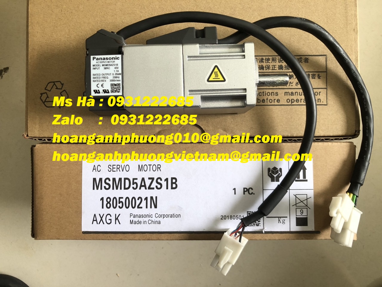 Chuyên nhập khẩu dòng servo panasonic động cơ MSMD5AZS1B