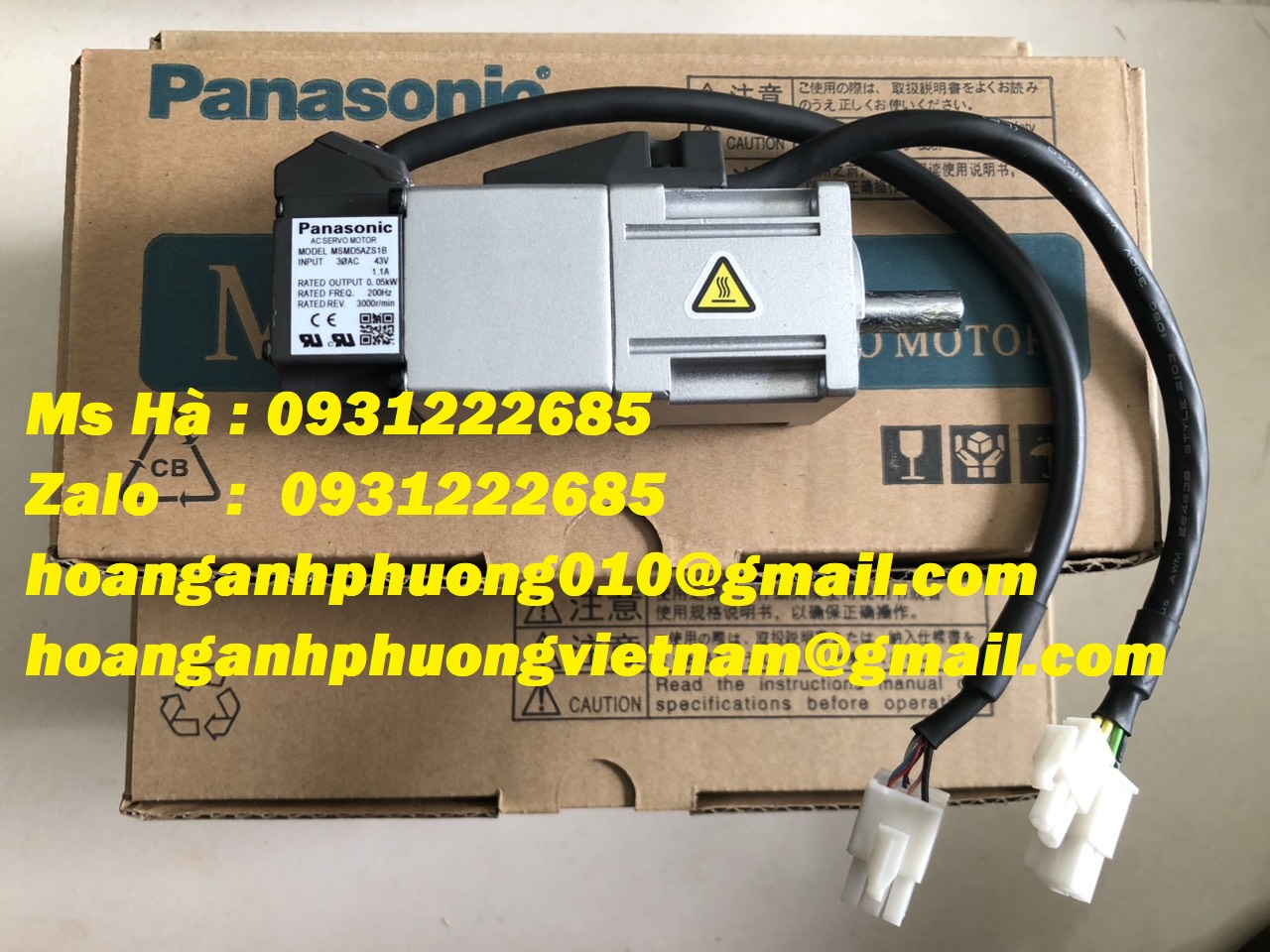 Chuyên nhập khẩu dòng servo panasonic động cơ MSMD5AZS1B