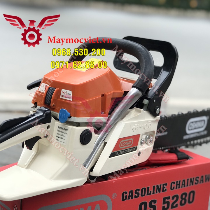 Máy cưa xích chính hãng Oshima 5280- bảo hành 12 tháng