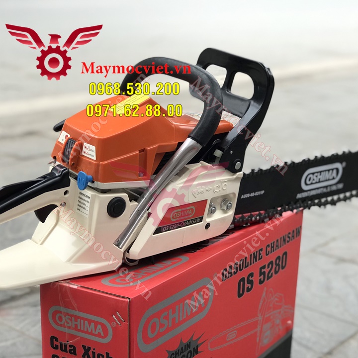 Máy cưa xích chính hãng Oshima 5280- bảo hành 12 tháng