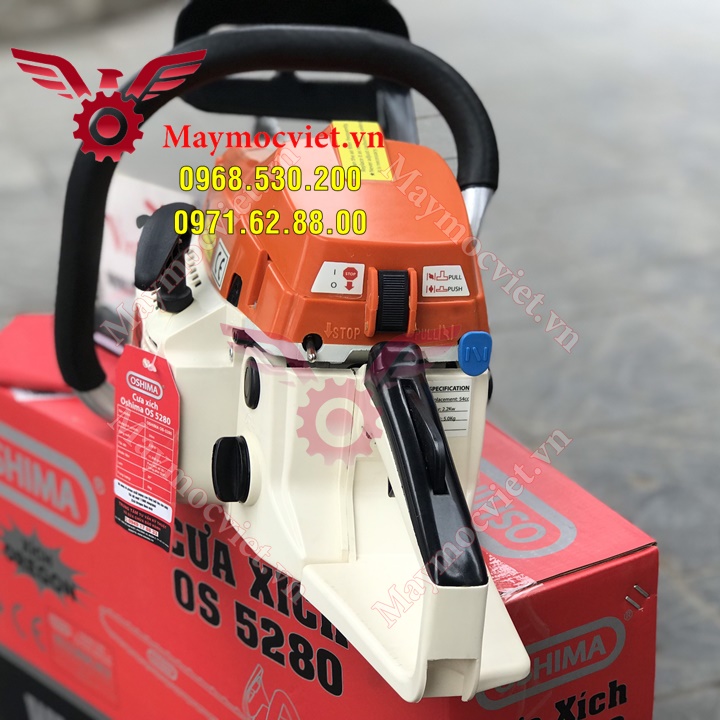 Máy cưa xích chính hãng Oshima 5280- bảo hành 12 tháng