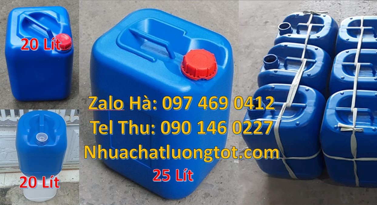 can nhựa 20l đựng rượu,can nhựa 25l đựng xăng dầu,can nhựa xanh giá rẻ
