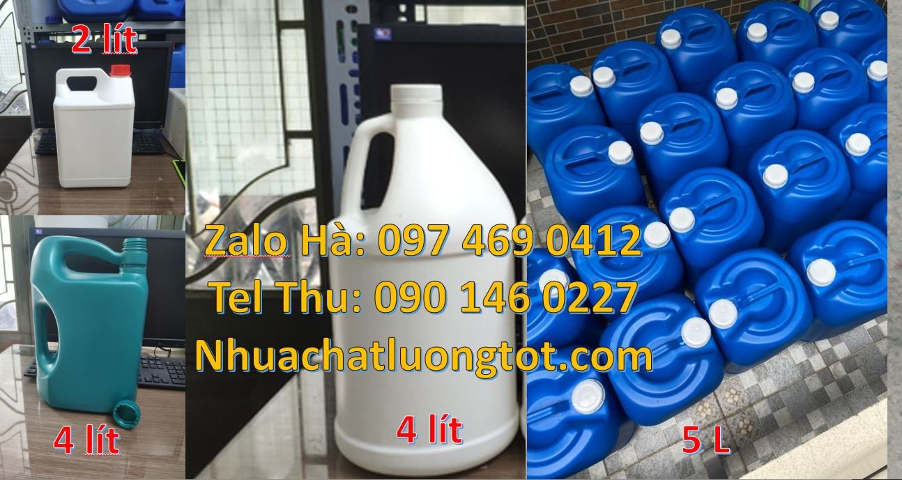 can nhựa 2l đựng rượu,can nhựa 10l đựng mật ong,can nhựa xanh giá rẻ