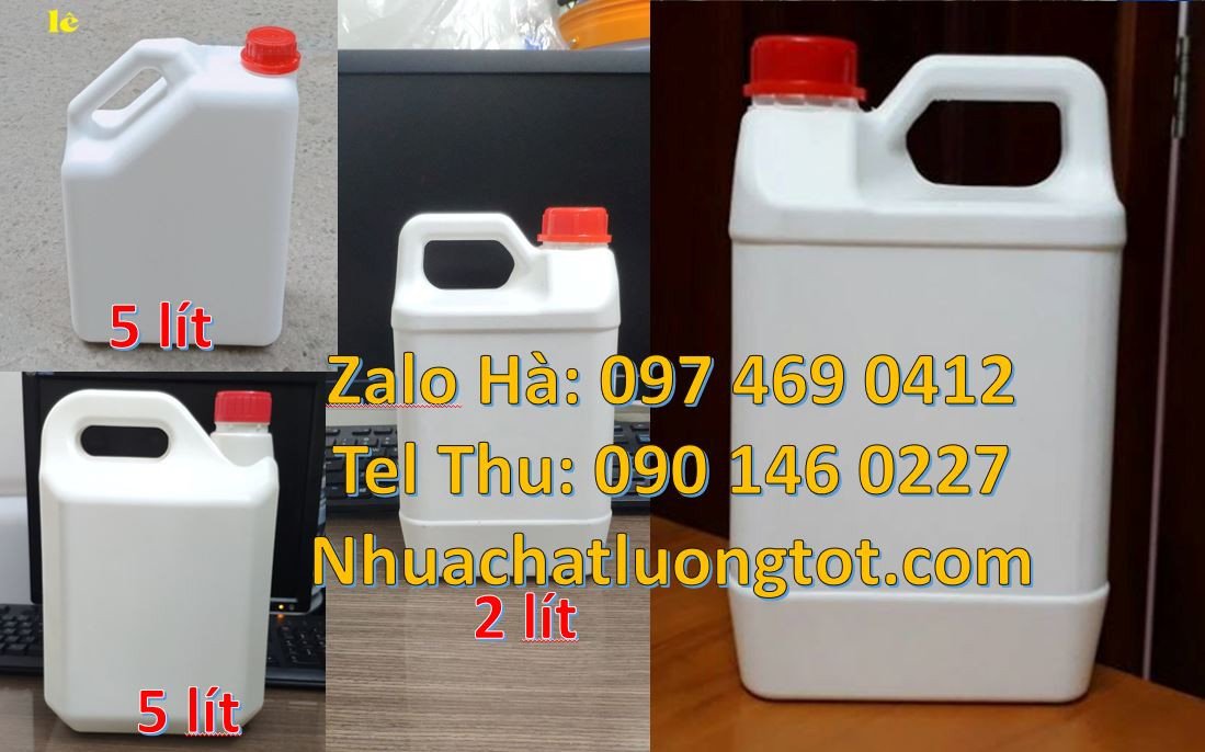 can nhựa 2l đựng rượu,can nhựa 10l đựng mật ong,can nhựa xanh giá rẻ