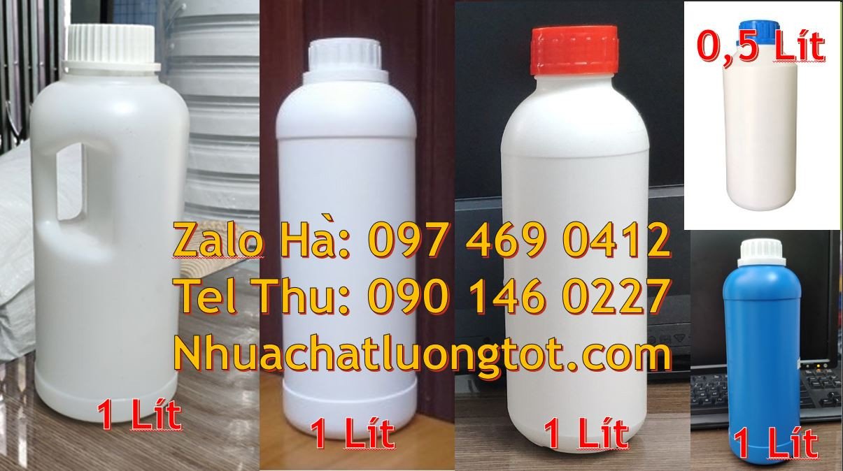 chai nhựa 1l đựng dầu ăn,chai nhựa 0.5l đựng hóa chất,chai nhựa giá rẻ