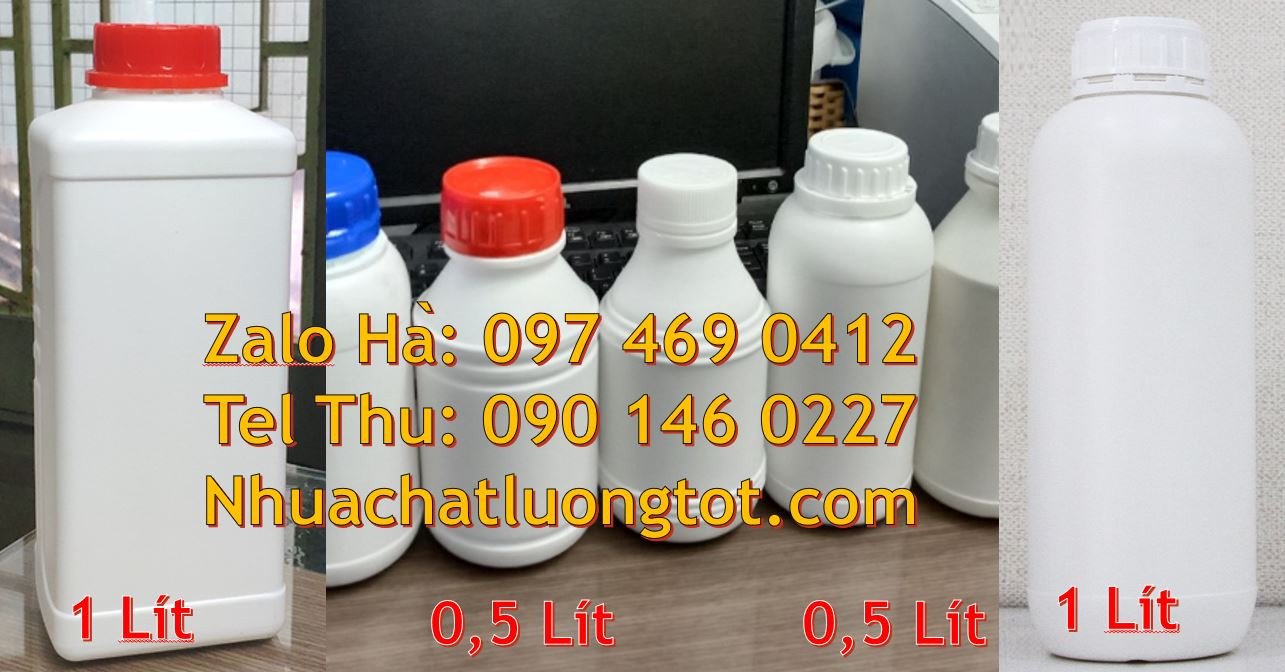 chai nhựa 1l đựng dầu ăn,chai nhựa 0.5l đựng hóa chất,chai nhựa giá rẻ