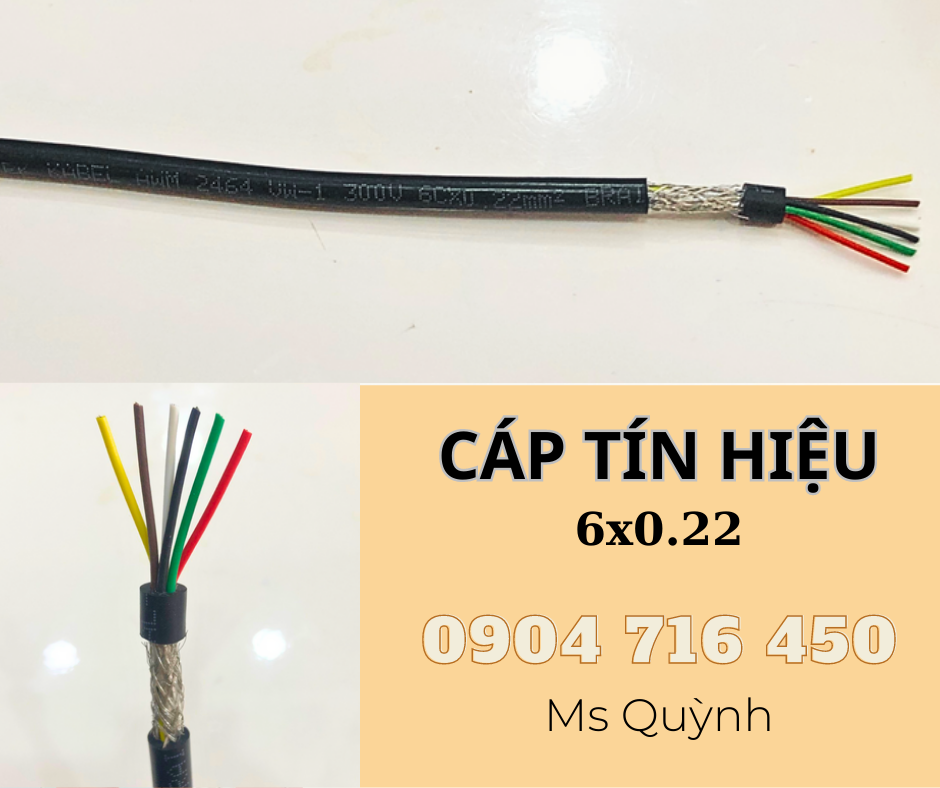 cáp tín hiệu chống nhiễu Altek Kabel 6x0.22