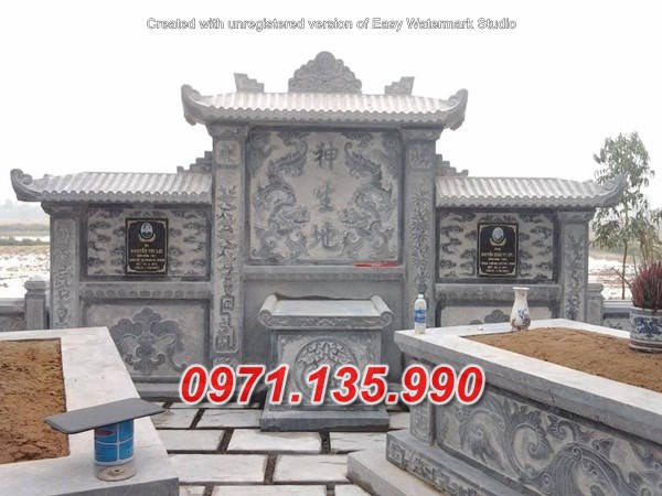 Mẫu kỳ đài thờ bằng đá đẹp bán tại Thanh Hoá - lăng thờ đá đẹp