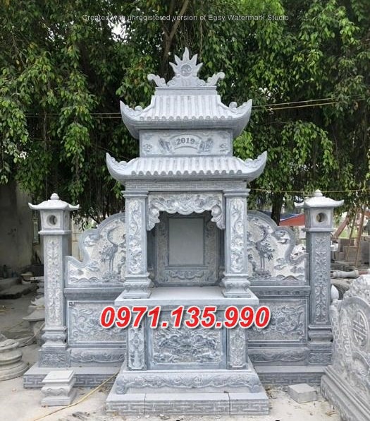Mẫu kỳ đài thờ bằng đá đẹp bán tại Thanh Hoá - lăng thờ đá đẹp