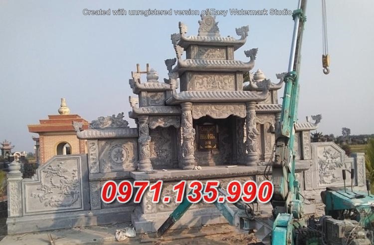 Mẫu kỳ đài thờ bằng đá đẹp bán tại Thanh Hoá - lăng thờ đá đẹp