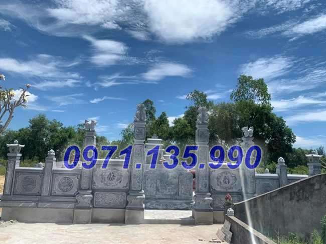 Mẫu mộ đá xanh rêu đẹp bán tại kon tum bình định - giá lăng mộ đá