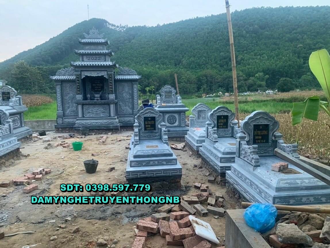 99 khuôn viên lăng mộ đá đẹp tại kiên giang