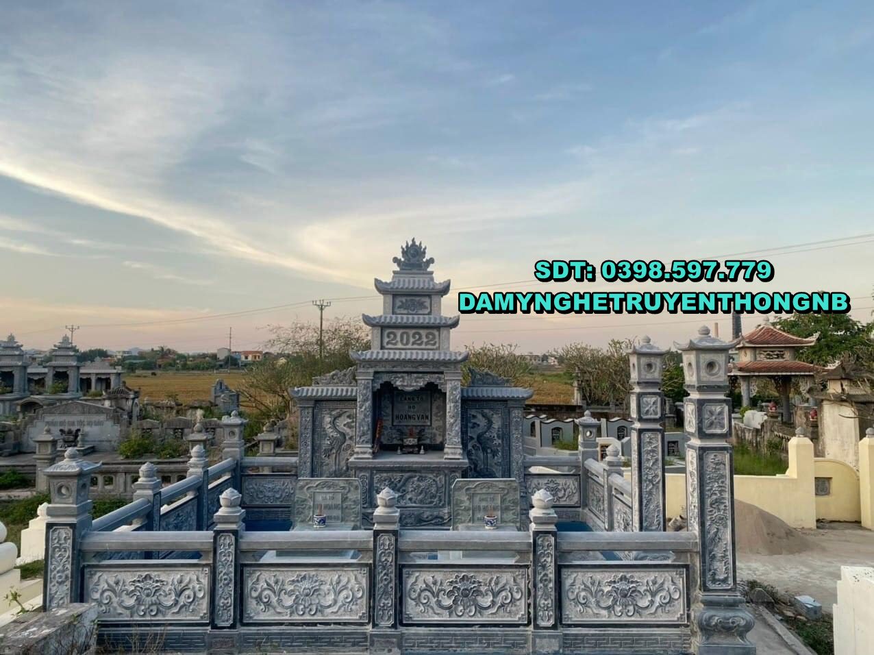 99 khuôn viên lăng mộ đá đẹp tại kiên giang