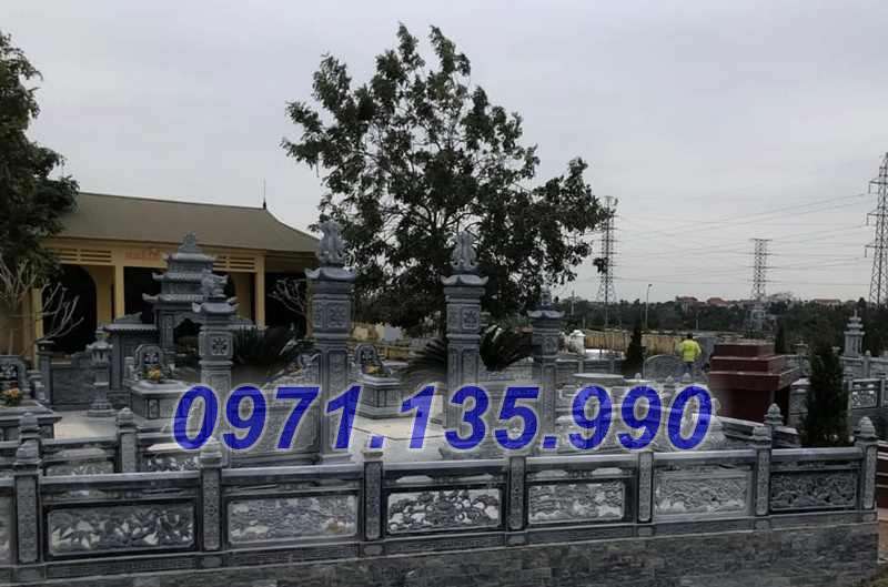 Khuôn viên lăng mộ đá đẹp bán tại kiên giang hậu giang nghĩa trang đá