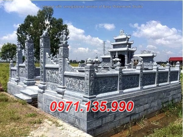 Khuôn viên lăng mộ đá đẹp bán tại đắk lắk đắk nông nghĩa trang đá