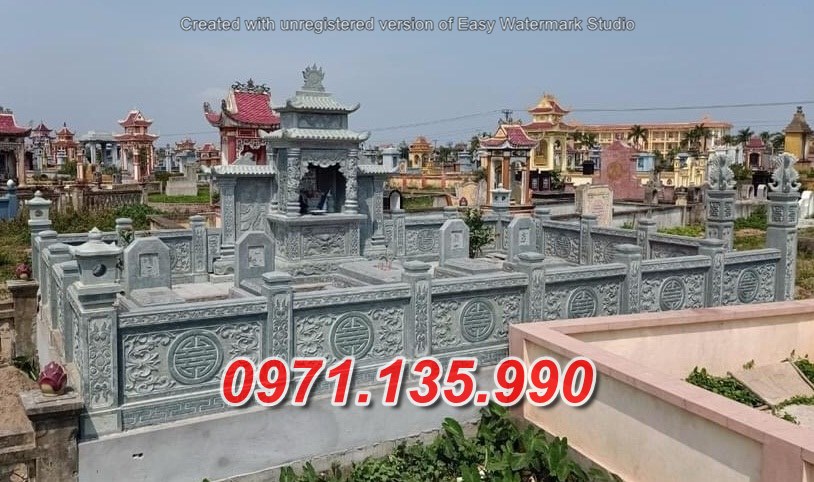 Khuôn viên lăng mộ đá đẹp bán tại đắk lắk đắk nông nghĩa trang đá