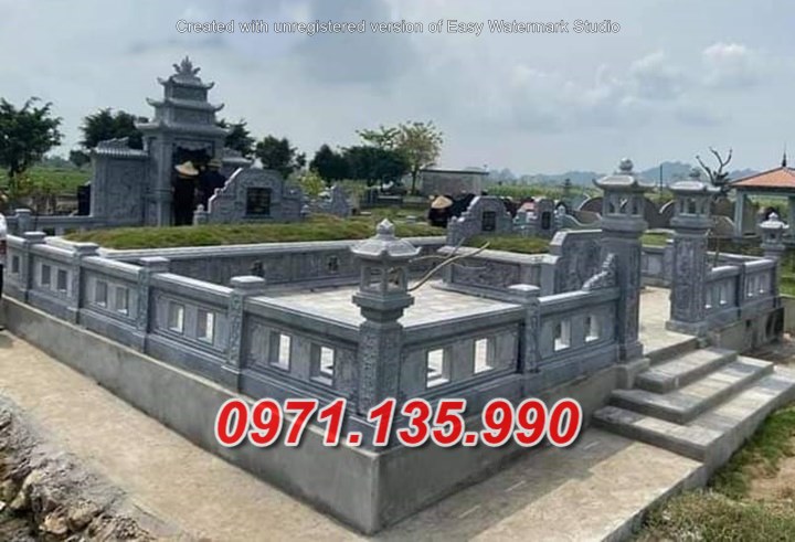 Khuôn viên lăng mộ đá đẹp bán tại quảng nam quảng ngãi nghĩa trang đá