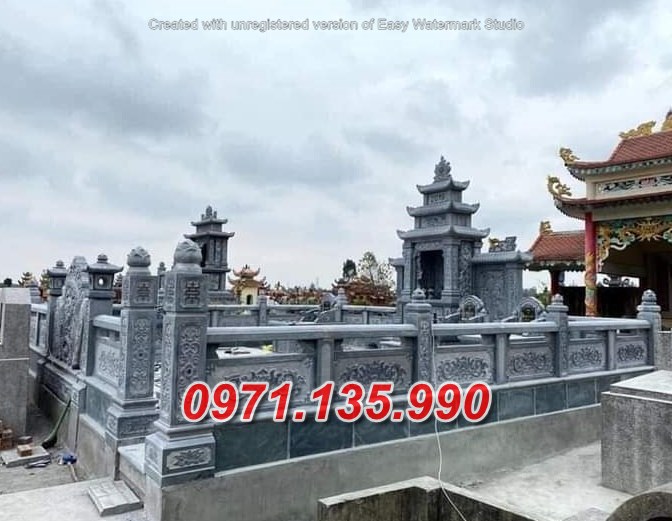 Khuôn viên lăng mộ đá đẹp bán tại quảng nam quảng ngãi nghĩa trang đá