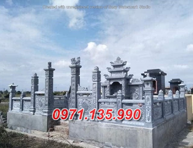 Khuôn viên lăng mộ đá đẹp bán tại quảng nam quảng ngãi nghĩa trang đá