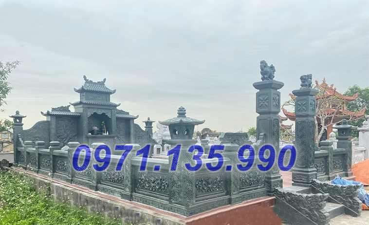 Khu nghĩa trang đá đẹp bán tại Nghệ An hà tĩnh - nhà mồ đá gia tộc