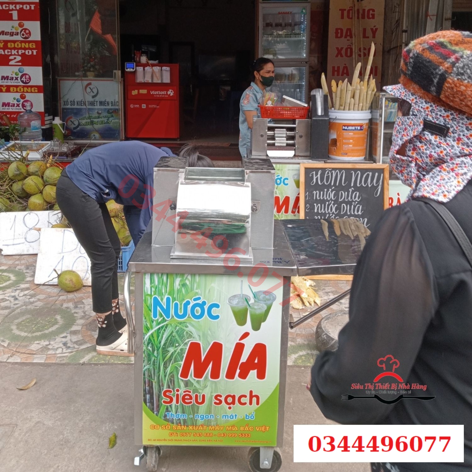 Máy ép mía siêu sạch nửa bàn rulo kim cương BẮC VIỆT