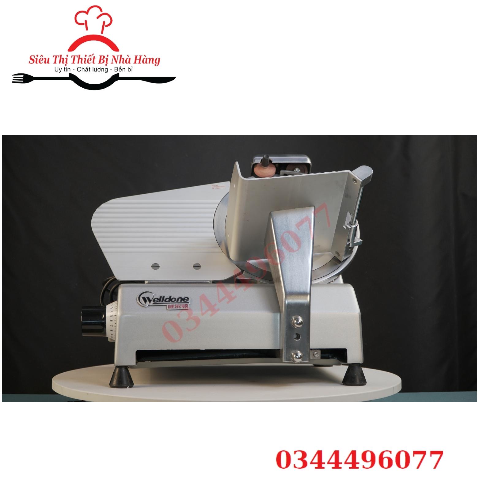 Máy thái thịt B250B, máy thái thịt chín, giò chả, thịt nguội