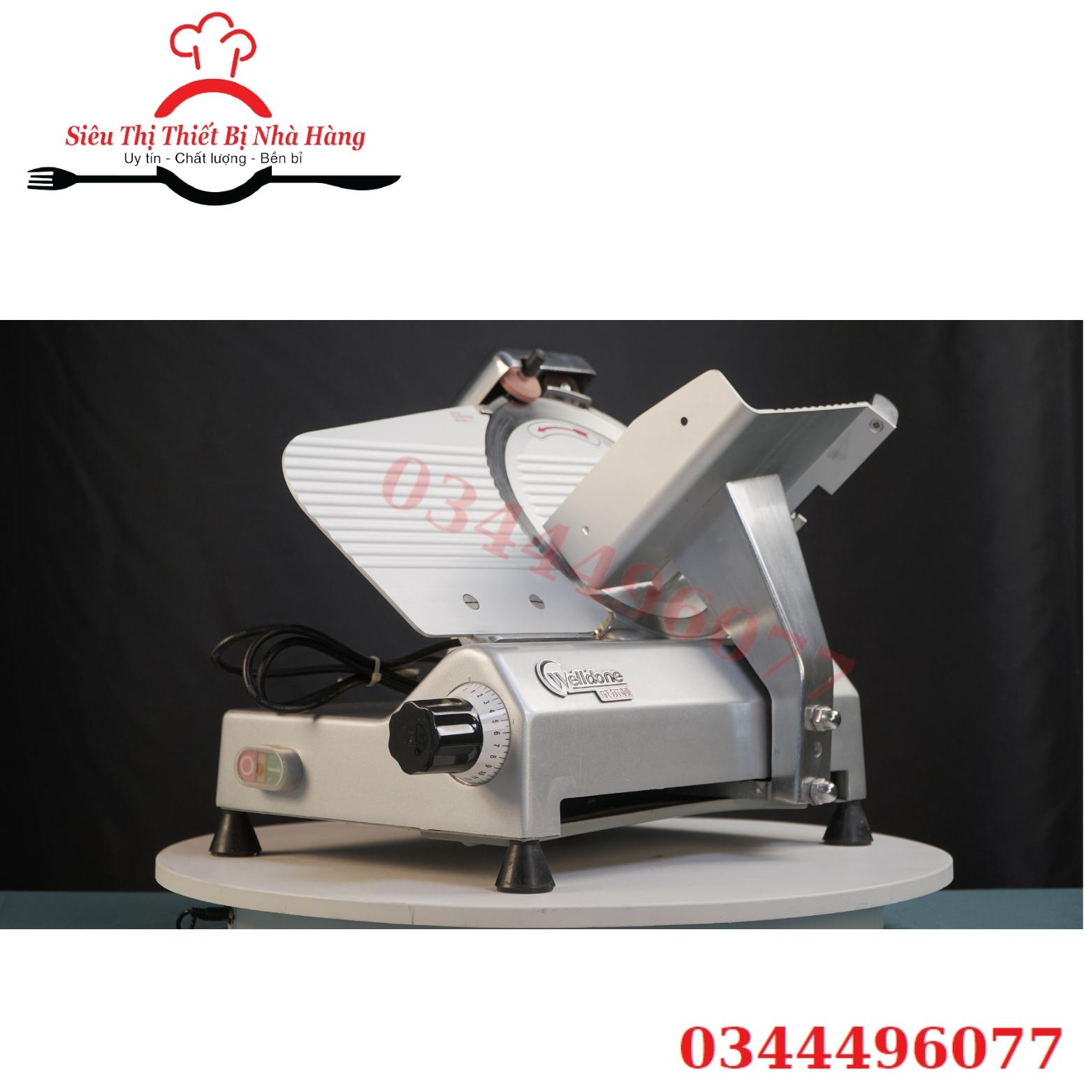 Máy thái thịt B250B, máy thái thịt chín, giò chả, thịt nguội