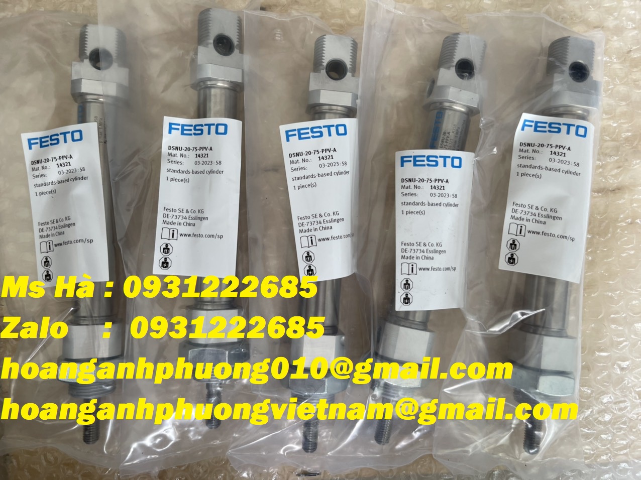 Dòng cylinder festo, DSNU series, DSNU-20-75-PPV-A, hàng mới