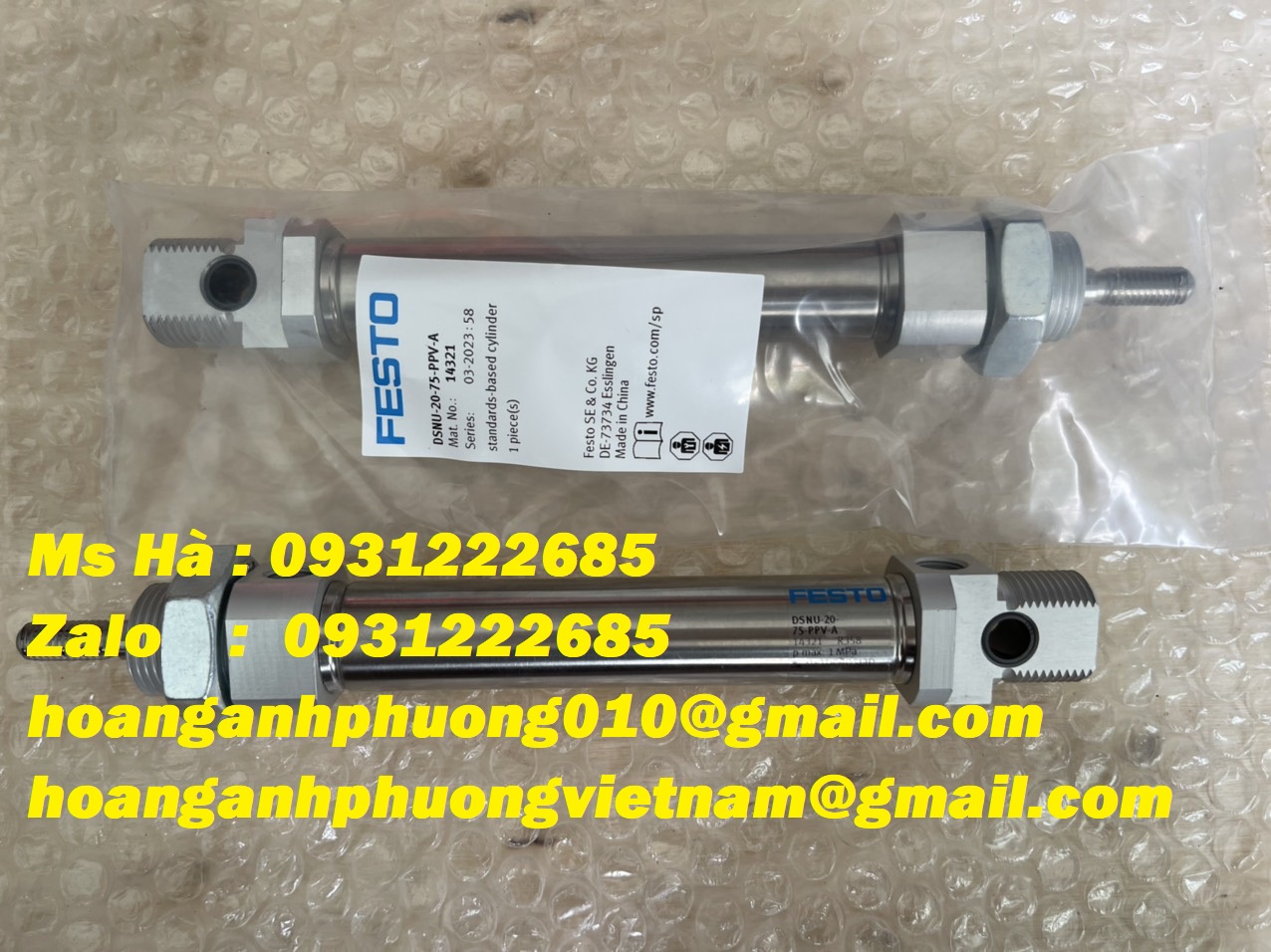 Dòng cylinder festo, DSNU series, DSNU-20-75-PPV-A, hàng mới
