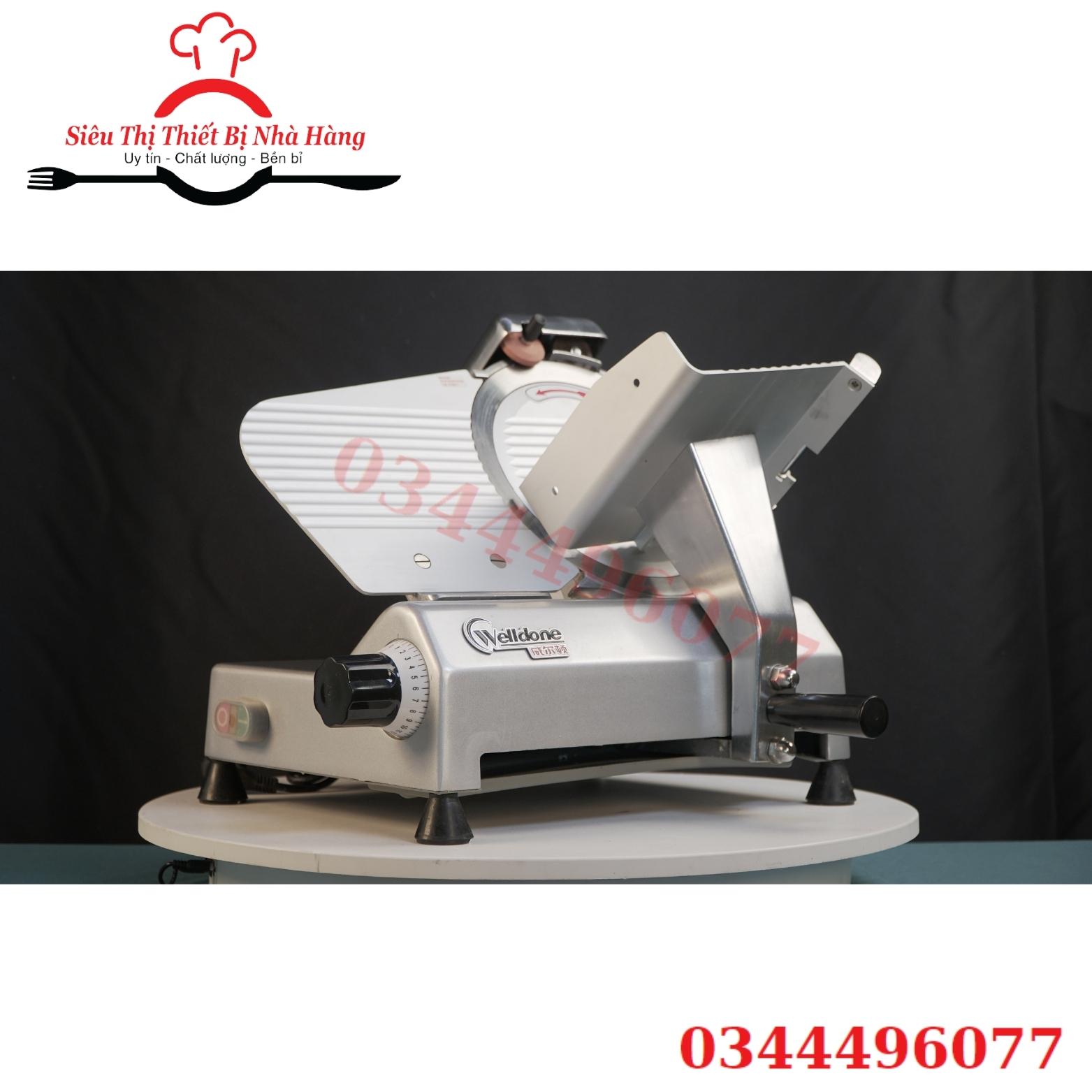 máy thái thịt, giò chả đông lạnh bán tự động