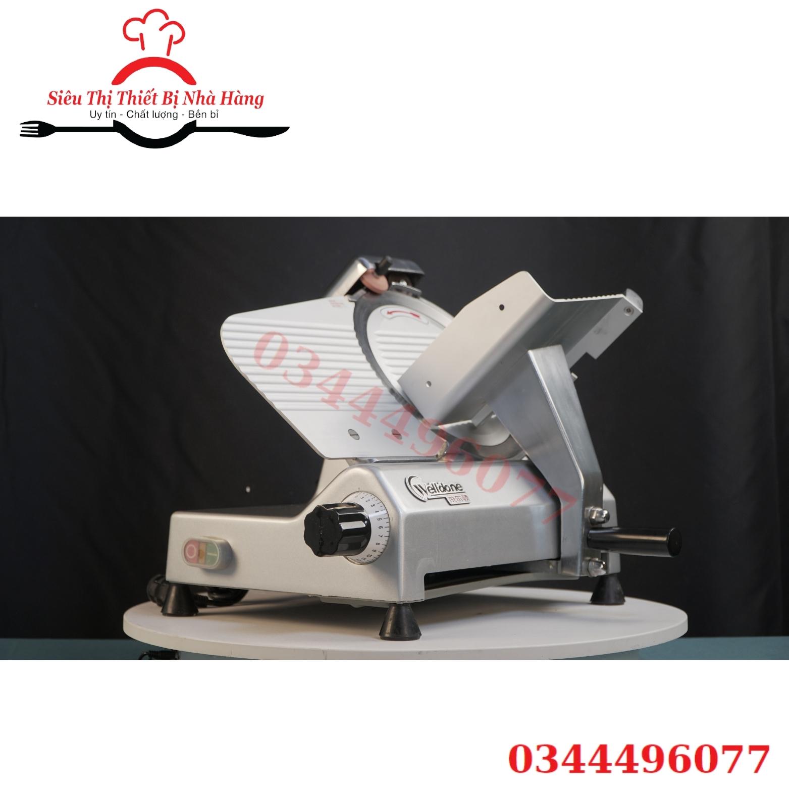 máy thái thịt, giò chả đông lạnh bán tự động