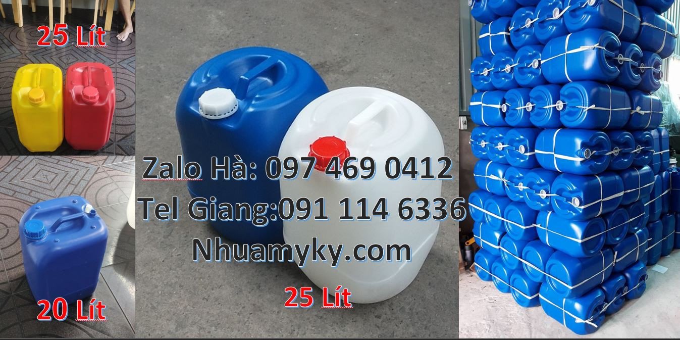 can nhựa 20l đựng mật,can nhựa 25l đựng chất lỏng,can nhựa trắng giárẻ