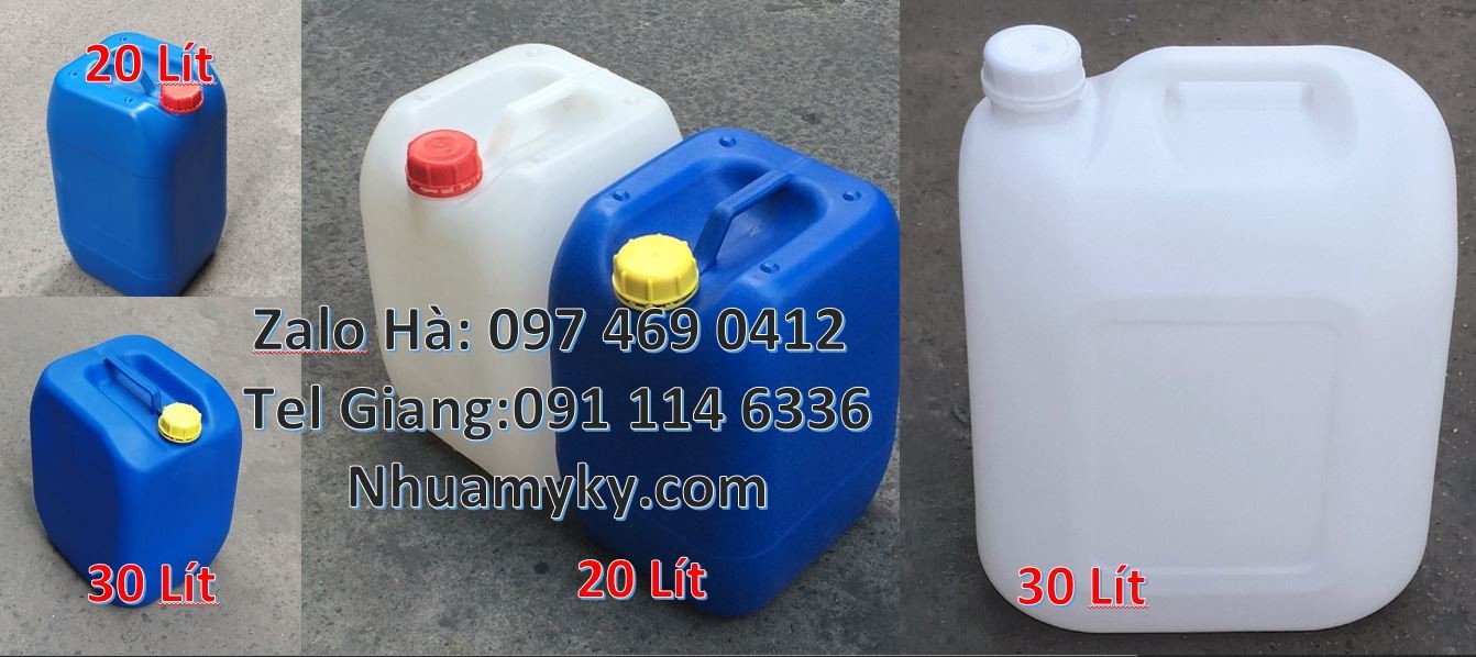 can nhựa 20l đựng mật,can nhựa 25l đựng chất lỏng,can nhựa trắng giárẻ
