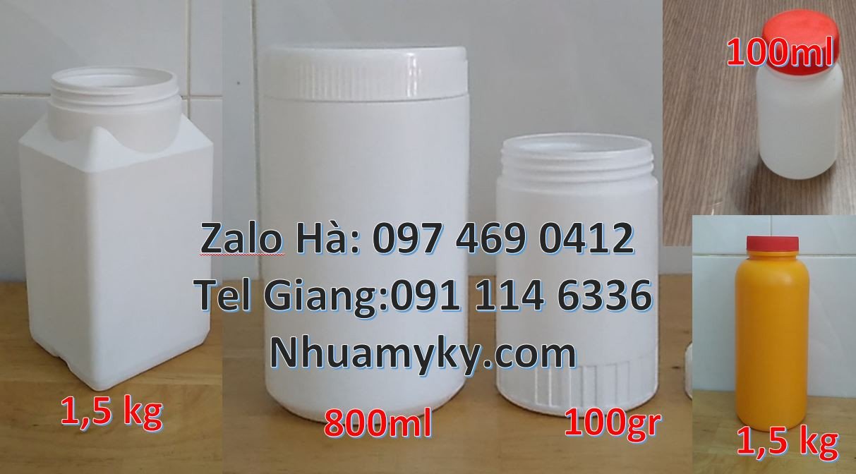 hũ nhựa 100g đựng mực rim,hũ nhựa 500g đựng thực phẩm,hũ nhựa giá rẻ