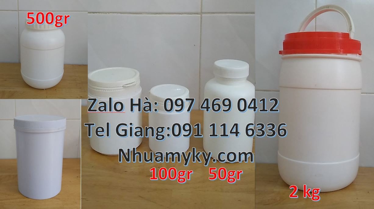hũ nhựa 100g đựng mực rim,hũ nhựa 500g đựng thực phẩm,hũ nhựa giá rẻ