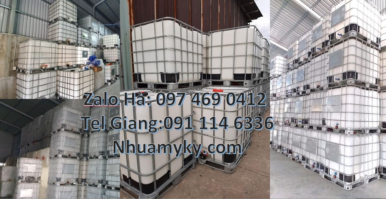 tank giá rẻ, thùng nhựa ibc màu trắng,thùng nhưa vuông 1 khối giá rẻ