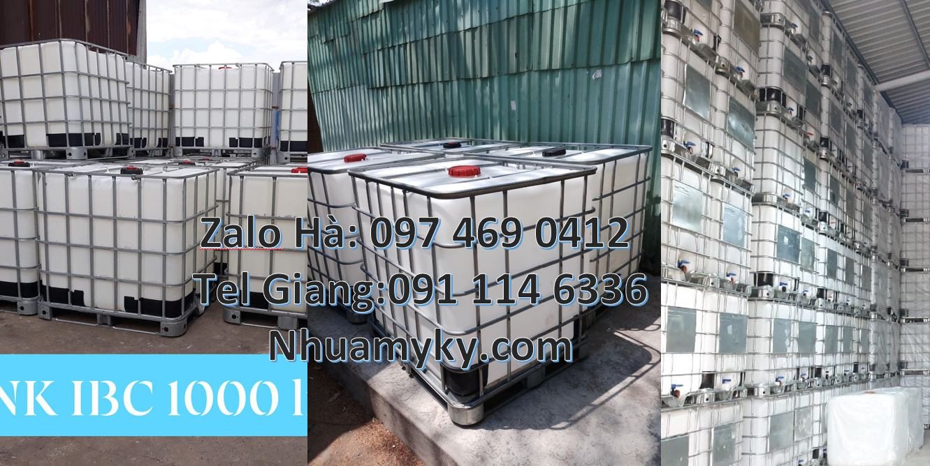 tank giá rẻ, thùng nhựa ibc màu trắng,thùng nhưa vuông 1 khối giá rẻ