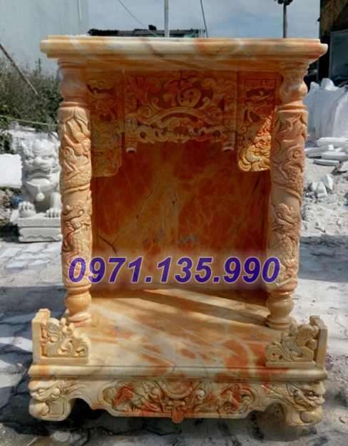 Mẫu bàn thờ thần tài thờ thiên ông địa bằng đá đẹp bán toàn quốc