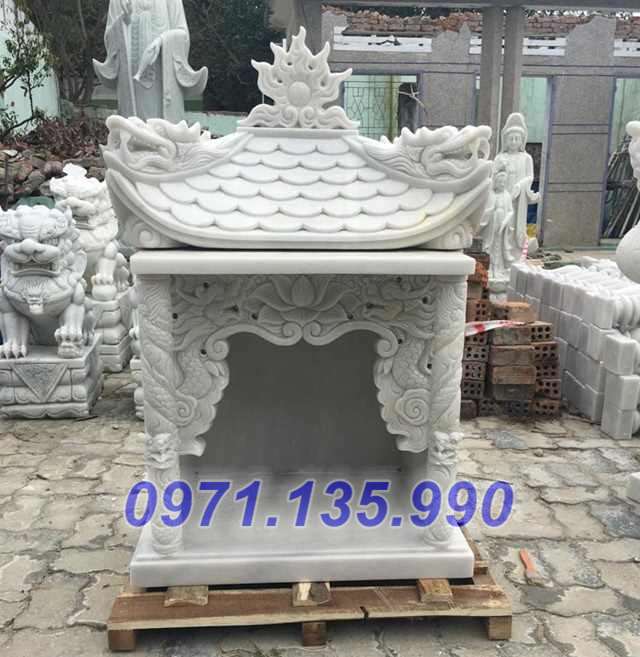 Mẫu bàn thờ thần tài thờ thiên ông địa bằng đá đẹp bán toàn quốc