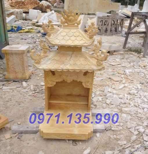 Mẫu bàn thờ thần tài thờ thiên ông địa bằng đá đẹp bán toàn quốc