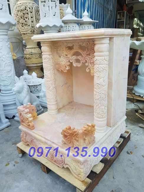 Mẫu bàn thờ thần tài thờ thiên ông địa bằng đá đẹp bán toàn quốc