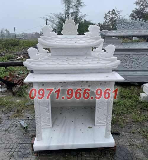 33 Mẫu bàn thờ thần tài ông địa bằng đá đẹp bán toàn quốc
